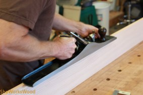 Edge jointing some nice fir.