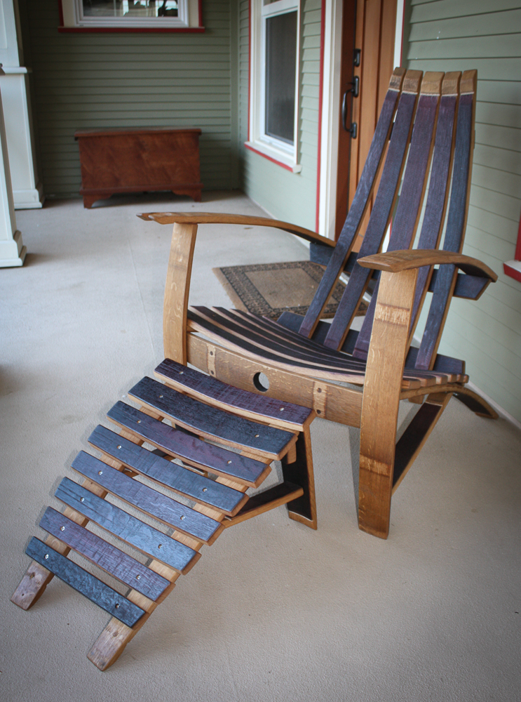 full oak barrel chair (1 of 1)