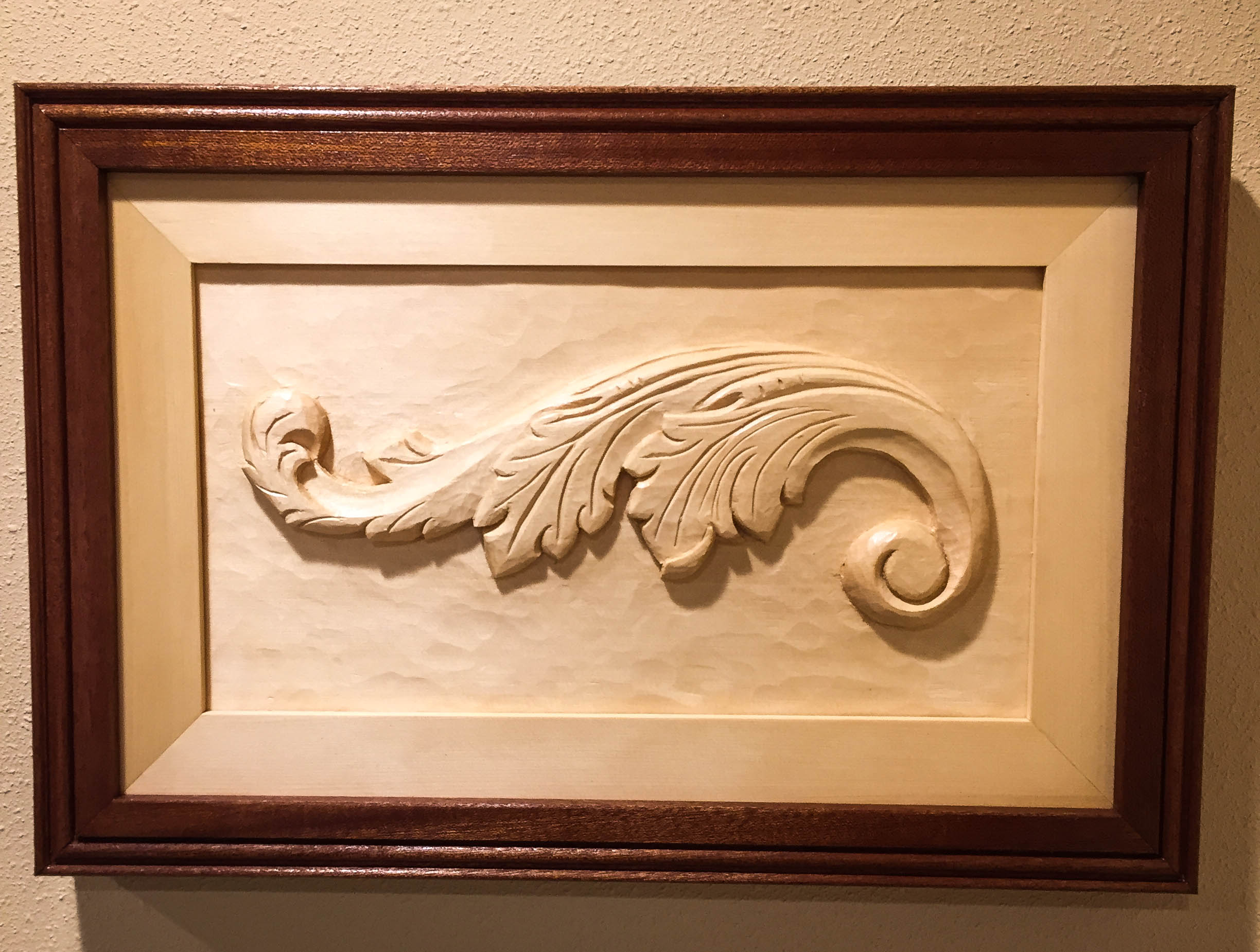 Final Acanthus Leaf framed (1 of 1